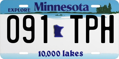 MN license plate 091TPH