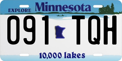 MN license plate 091TQH