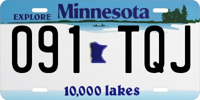 MN license plate 091TQJ