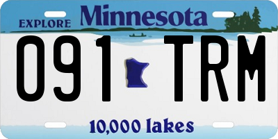 MN license plate 091TRM