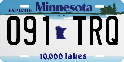 MN license plate 091TRQ