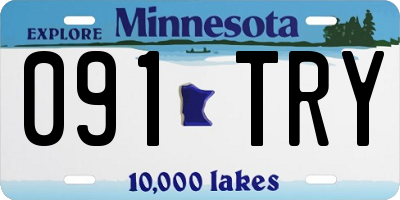 MN license plate 091TRY