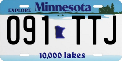MN license plate 091TTJ