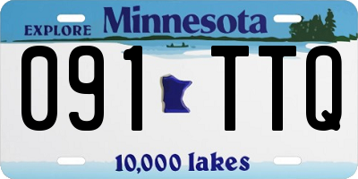 MN license plate 091TTQ