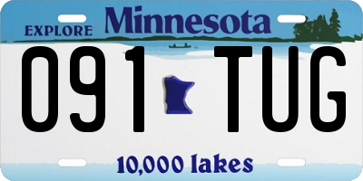 MN license plate 091TUG