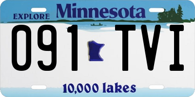 MN license plate 091TVI