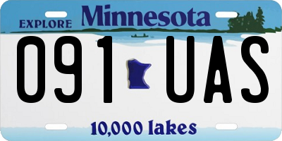 MN license plate 091UAS