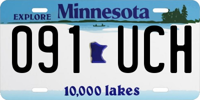 MN license plate 091UCH