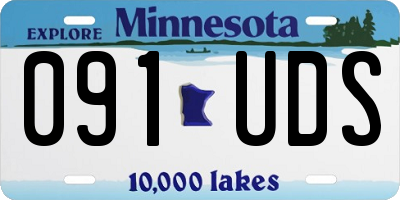 MN license plate 091UDS