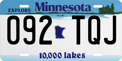 MN license plate 092TQJ