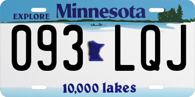 MN license plate 093LQJ