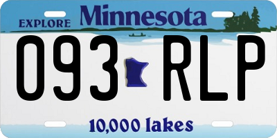 MN license plate 093RLP