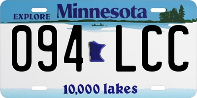 MN license plate 094LCC