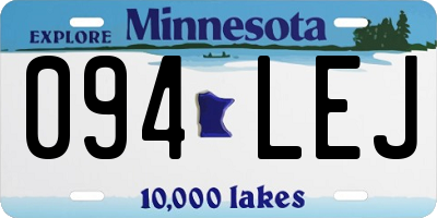 MN license plate 094LEJ