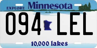 MN license plate 094LEL