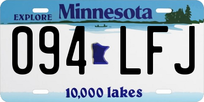 MN license plate 094LFJ
