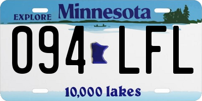 MN license plate 094LFL