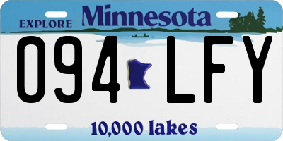 MN license plate 094LFY
