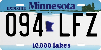 MN license plate 094LFZ