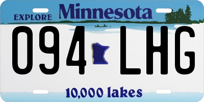 MN license plate 094LHG