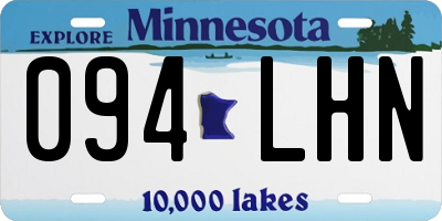 MN license plate 094LHN