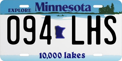 MN license plate 094LHS