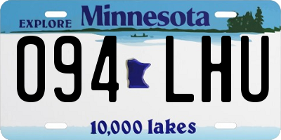 MN license plate 094LHU