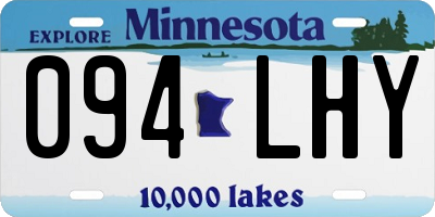 MN license plate 094LHY