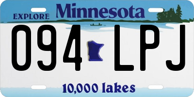 MN license plate 094LPJ