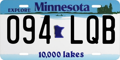MN license plate 094LQB