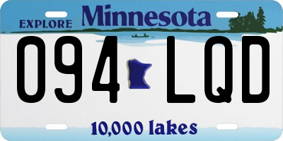 MN license plate 094LQD