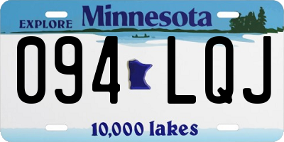 MN license plate 094LQJ