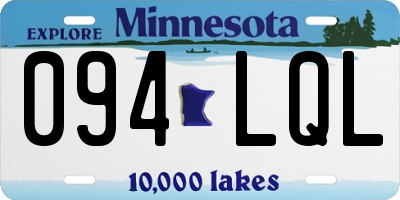 MN license plate 094LQL