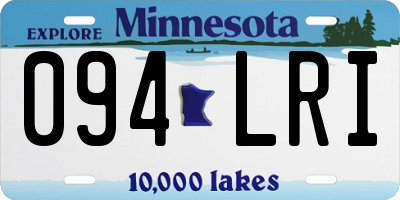 MN license plate 094LRI