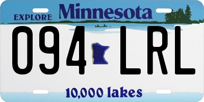 MN license plate 094LRL
