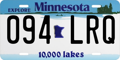 MN license plate 094LRQ