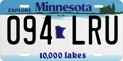 MN license plate 094LRU