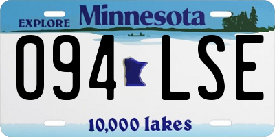 MN license plate 094LSE