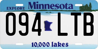 MN license plate 094LTB