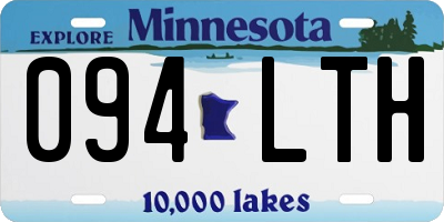 MN license plate 094LTH