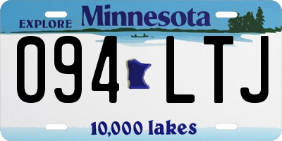 MN license plate 094LTJ