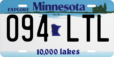 MN license plate 094LTL