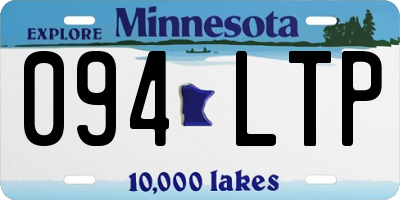MN license plate 094LTP