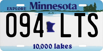 MN license plate 094LTS