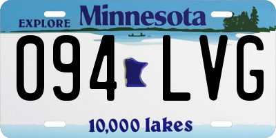 MN license plate 094LVG