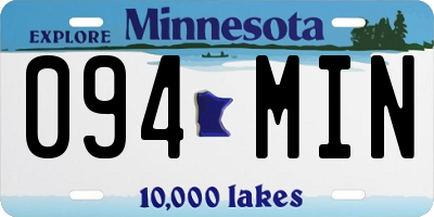 MN license plate 094MIN