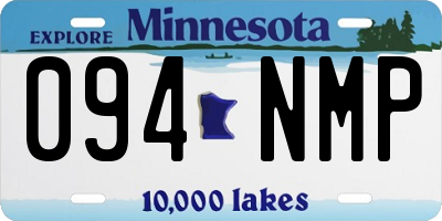 MN license plate 094NMP