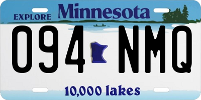 MN license plate 094NMQ