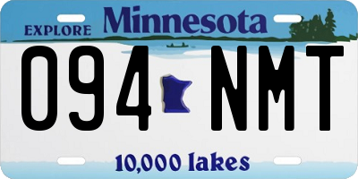 MN license plate 094NMT