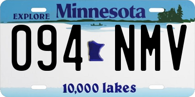 MN license plate 094NMV